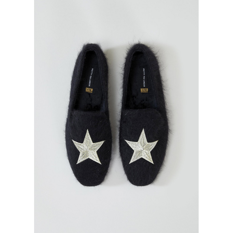 Туфлі домашні Pretty You London Britt 36 Black (5060526414533)