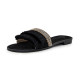 Шльопанці Pretty You London Fringe 36 Black (5060526412034)