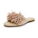 Шльопанці Pretty You London Tassle 37 Nude (5060526411945)