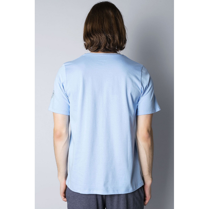 Футболка чоловіча Homewear MAD 19361 XL Bleu (3700465519613)