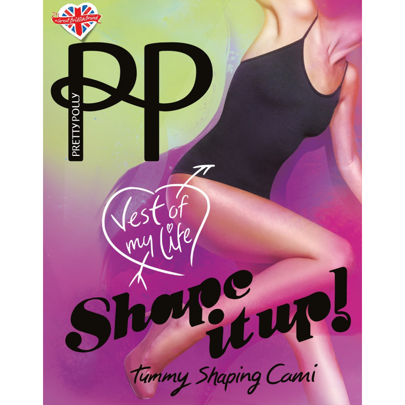 Топ Pretty Polly Shaper Cami PNASA1 M/L Black (5053014115029)