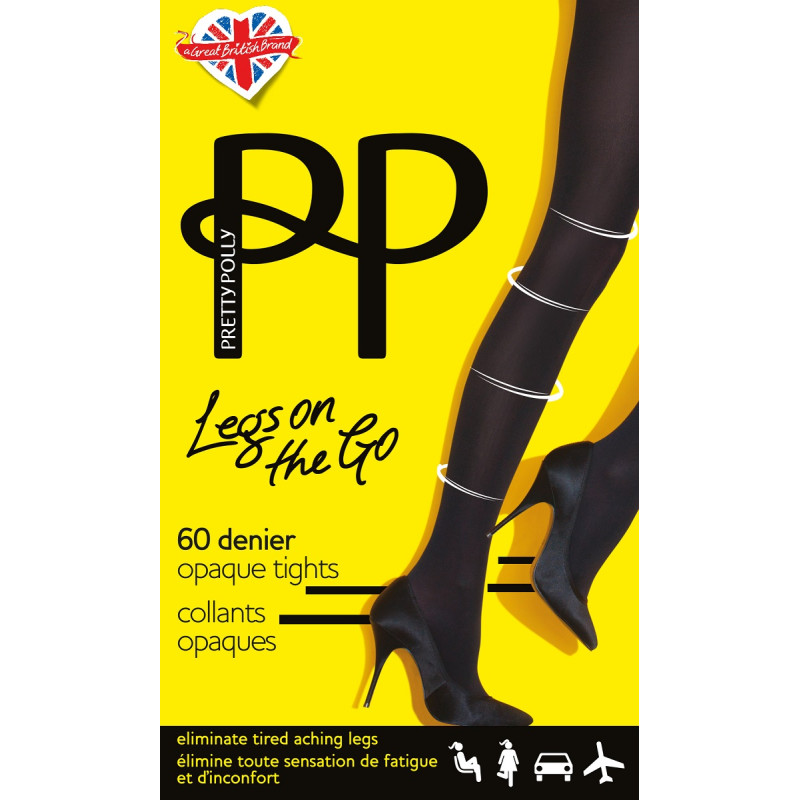 Колготки Pretty Polly Opaque Support Tights PNASK4 M/L Black (5053014174859)