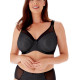 Бюстгальтер Berlei Beauty Stripe 541 мінімайзер на великі груди 80D Black Grey (5053014817497)