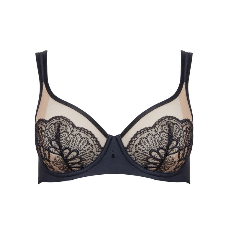 Бюстгальтер Berlei Beauty Style 5081 м’який комфртний на кісточках великий розмір 85F Black (5053014239589)
