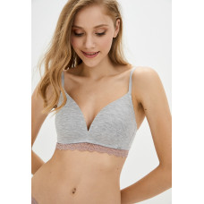 Бюстгальтер Pretty Polly Casual Comfort LPAWP4 щодений   безкісточковий формований бюстгальтер для комфорту 75C Grey Marl (0505301478810)