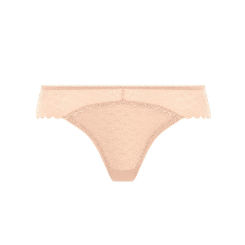 Мереживні жіночі трусики бразиліани Freya Signature 400571 L Natural Beige (889501412709 )