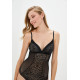 Боді Pretty Polly Graphic Mesh LPAWQ3 вишукане комфортне для ефектного та впевненого луку XS Black (0505301478912)