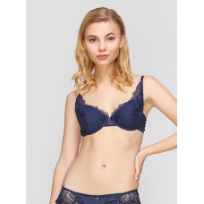 Pretty Polly Josephine ES082 мереживний бюст для декольте з підкладкою підтримуюча комфортна форма 70D Navy (5053014724771)