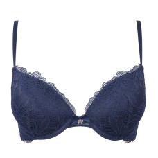 Бюстгальтер Pretty Polly Lola PDL005 мереживний push up глибоке декольте подарунок 75C Midnight (5053014433031)