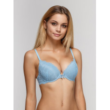 Бюстгальтер Pretty Polly Lola PDL005 мереживний push up глибоке декольте подарунок 70C True Blue (5053014564216)