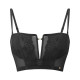 Корсетний топ Gossard Rebel 21207 вишита напівпрозора стильна люксова білизна зі знімними бретелями 12/M Чорний (ZIK0000030678)