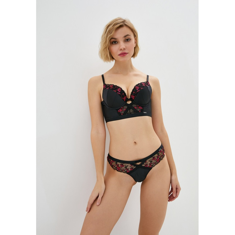 Бюстгальтер Gossard Satine 16401 75D Black/Red (5050301475041)