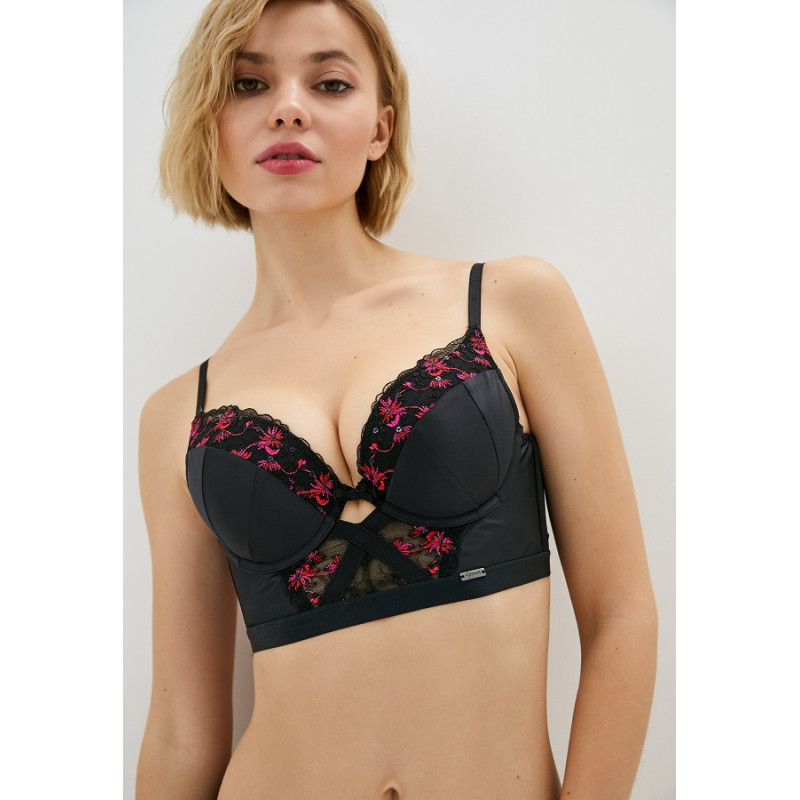 Бюстгальтер Gossard Satine 16401 85C Black/Red (5050301475140)