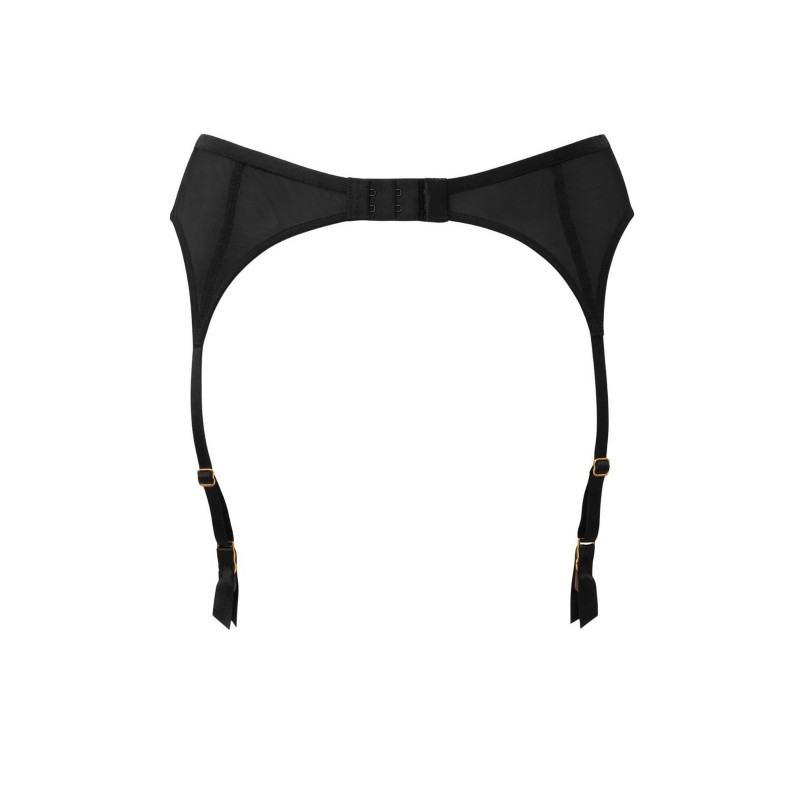 Пояс для панчох Gossard Suspence 19902 з екологічного мережива сексуальна люкс білизна XS Чорний (5053014824464)