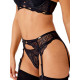 Пояс для панчох Gossard Suspence 19902 з екологічного мережива сексуальна люкс білизна XS Чорний (5053014824464)