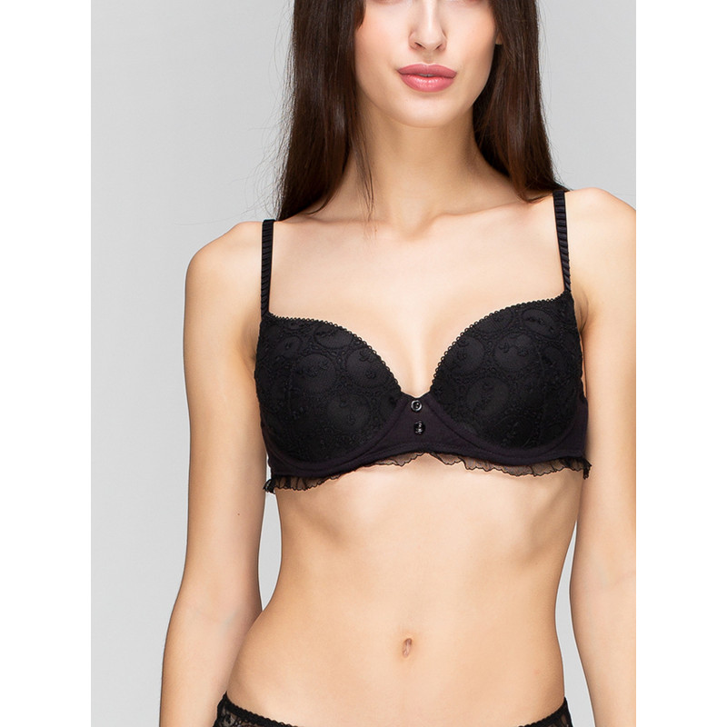Бюстгальтер huit 8 Tea for Two A8 80B Noir (3417853653906)