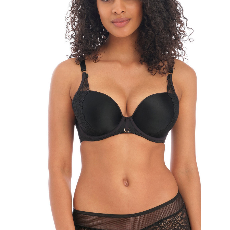 Бюстгальтер формований з кісточками Freya Temptress 400131BLK 70I Чорний (889501430734 )