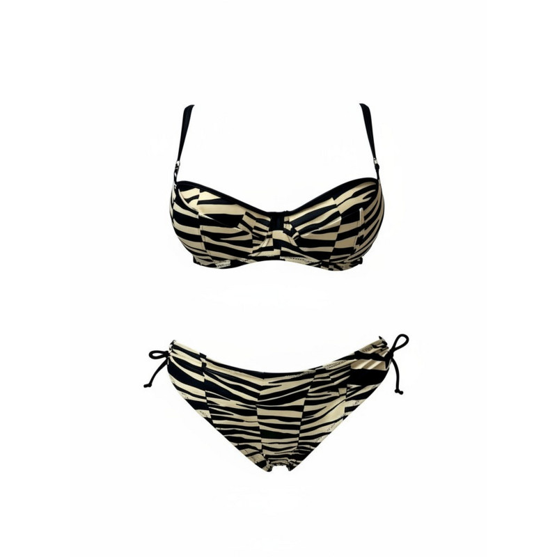 Купальник Fantasie 5183/5186 75D/M Black/зебра (652819758575)