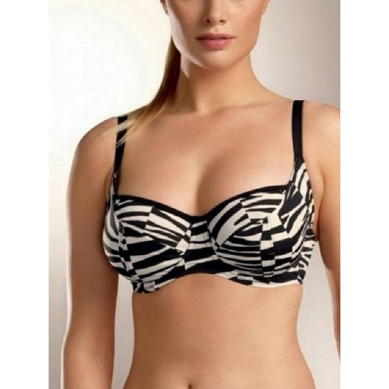 Купальник Fantasie 5183/5186 75D/M Black/зебра (652819758575)