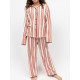 Піжама для дівчинки Cyberjammies Bonnie 7206STR 12-13 лет /158 см Рожево-білий зі смугастим принтом (5051877619081)