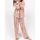 Піжама для дівчинки Cyberjammies Bonnie 7206STR 12-13 лет /158 см Рожево-білий зі смугастим принтом (5051877619081)