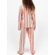 Піжама для дівчинки Cyberjammies Bonnie 7206STR 6-7 лет/122см Рожево-білий зі смугастим принтом (5051877619050)