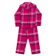 Піжама для дівчинки Cyberjammies Isabella 7224ISA фланелева  преміум якість фемелі лук новорічна подарунок 10-11 лет/146 см Рожевий у клітку (5051877619494)