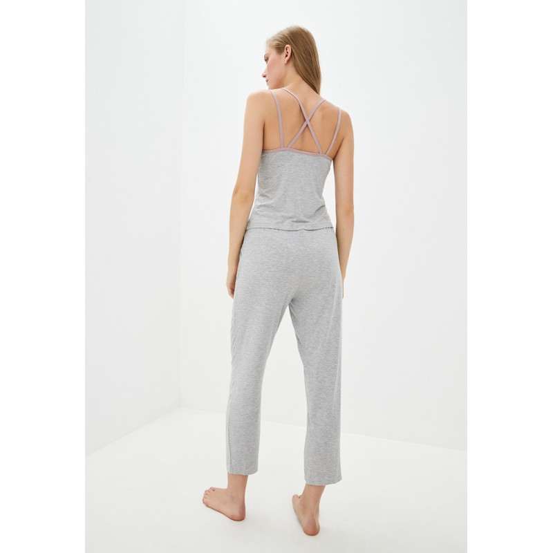 Піжама жіноча Pretty Polly Casual Comfort LPAWP8/P9 M Grey Marl (5053014788551)
