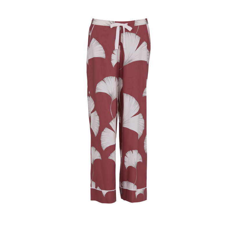 Піжама (сорочка + штани) жіноча Cyberjammies Josie 5295-5296 22/4XL Коричневий з принтом листя (5051877639027)
