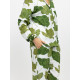 Піжама жіноча Cyberjammies Olive 5005-5006 трикотажна натуральна стильна зручна великі розміри XL Білий з принтом листя (5051877599901)