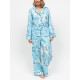 Піжама жіноча Cyberjammies Madelyn 5062-5063 M Блакитний з квітковим принтом (5051877606760)