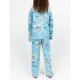 Піжама для дівчинки Cyberjammies Madelyn 7208FLO 8-9 лет/134 см Блакитний з квітковим принтом (5051877619128)