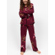 Піжама для дівчинки Cyberjammies Yasmin 7220PAN 4-5 лет/110 см Бордовий з принтом панди (5051877619227)
