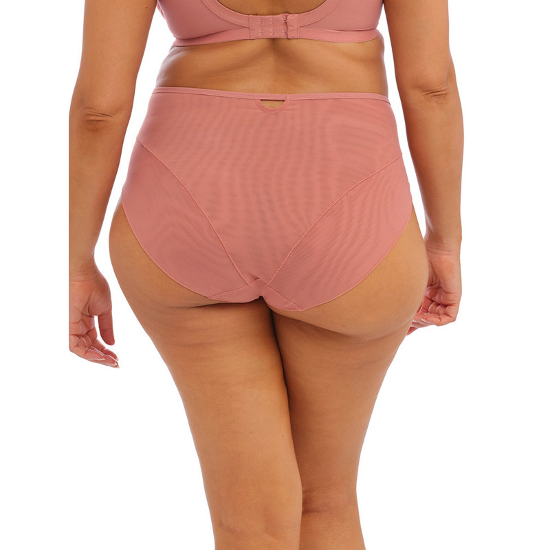 Повні трусики бріфи Elomi Priya 4555 full brief з еластичної сітки XL Рожевий (889501675562 )