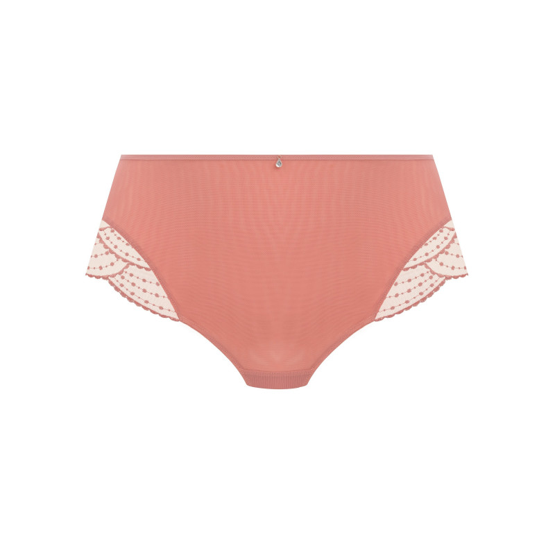 Повні трусики бріфи Elomi Priya 4555 full brief з еластичної сітки XL Рожевий (889501675562 )