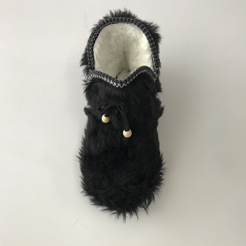 Капці жіночі Soft Yoga Alaska теплі комфортні з хутром на подарунок 40-41 Black (ZIK0000017303)