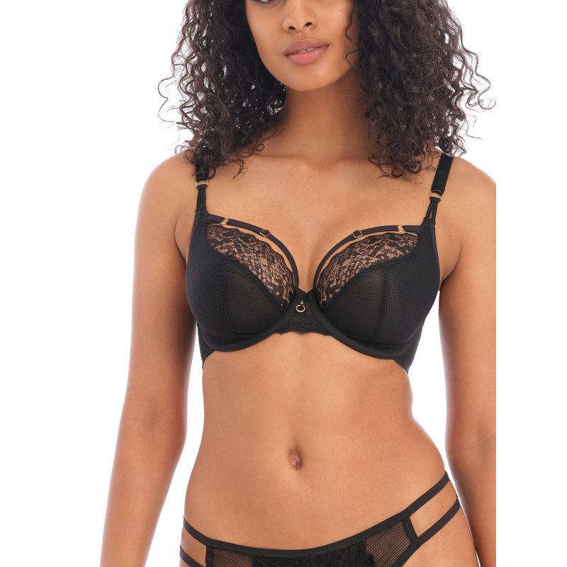 М'який бюстгальтер на кісточках Freya Temptress 400102BLK 75I Чорний (889501428083 )