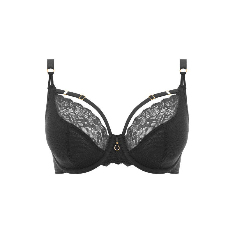М'який бюстгальтер на кісточках Freya Temptress 400102BLK 80D Чорний (889501428090 )