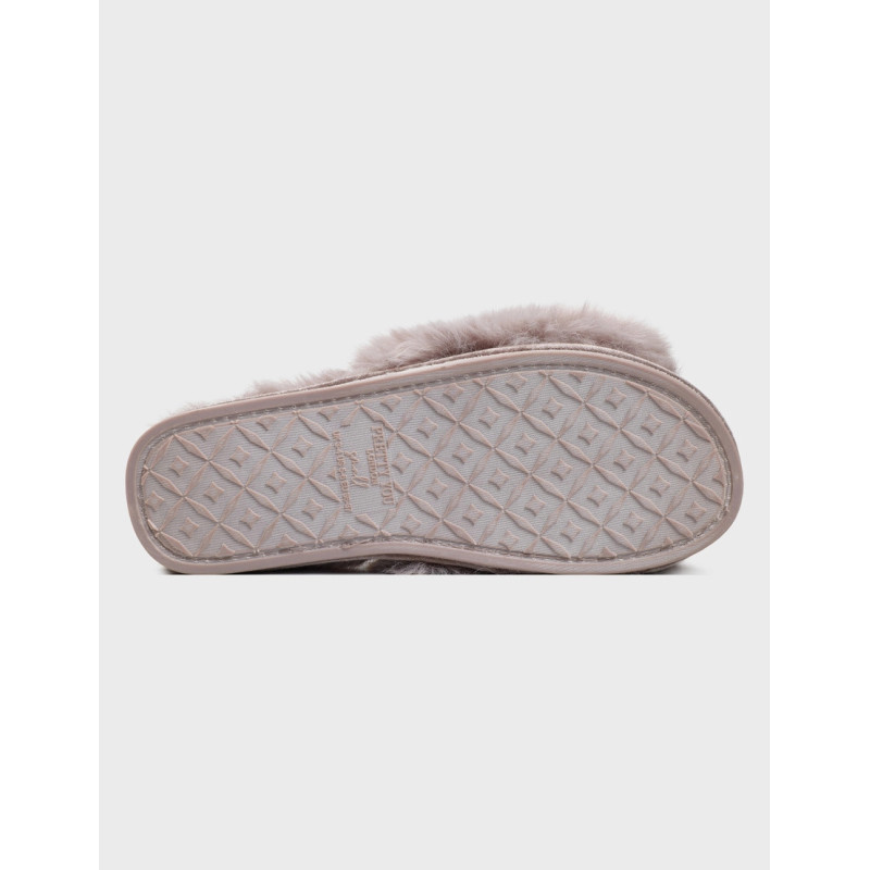 Жіночі капці Pretty You London Anya Mink домашні сірі м’які L(39-40) Сірий (ZIK0000031019)