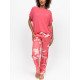 Піжама жіноча Cyberjammies Amelia 5400-5390 14/L Кораловий з принтом рибок (5051877645370)