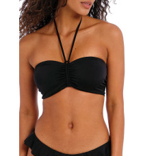 Купальний ліф Freya Jewel Cove 7233PLK топ бікіні бандо з кісточками 70F Plain Black (889501808236 )