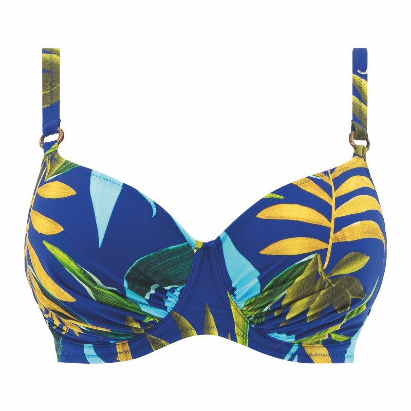 Купальний ліф Fantasie Pichola 503901 з м'якою чашкою та бічною підтримкою 90H Tropical Blue (193773128740 )