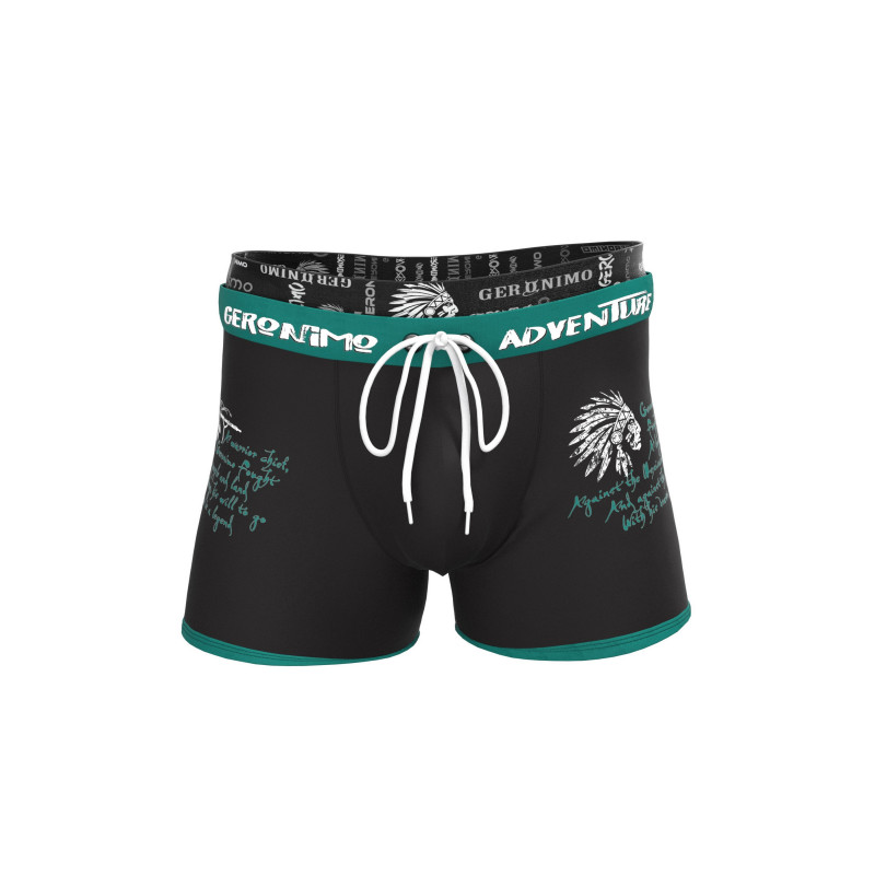 Плавки пляжні Geronimo Ember 2302b1-22 чоловічі  швидковисихаючі боксери XL Зелений (3800999014036)