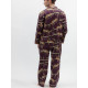 Піжама чоловіча Cyberjammies Wild Slumber 3328-3255 з бавовни та модалу для стильного сімейного образу M Фіолетовий з принтом леопардів (5051877694842)