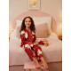 Піжама для дівчинки Cyberjammies Pumpkin 7298 з м’якої суміші бавовни та модалу 6-7 лет/122см Помаранчевий з гарбузовим принтом (5051877697102)