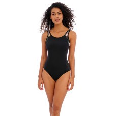 Спортивний купальник Freya Active Swim 3969 з вбудоваимиі м'якими чашками та трансформованими бретелями 80G Jungle Black (ZIK0000031224)