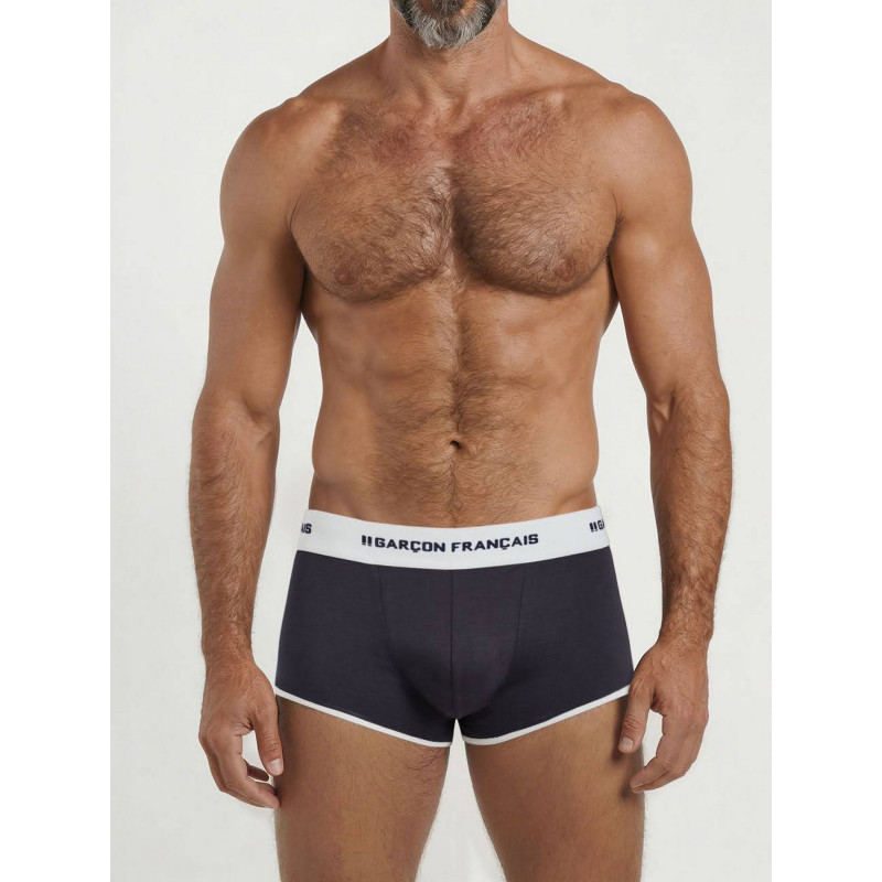 Труси боксери Garcon Francais Shorty12 французька чоловіча білизна з ідеальною посадкою та комфортом luxury-рівня XXL Bleu Marine (3701195801041)