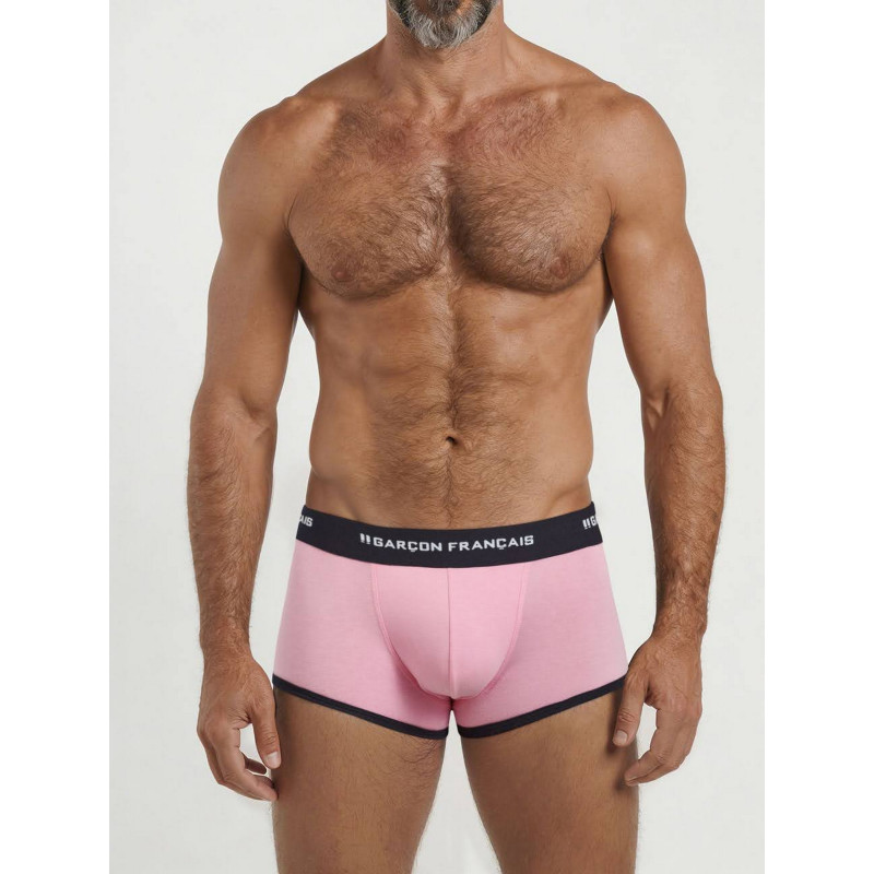 Труси боксери Garcon Francais Shorty12 французька чоловіча білизна з ідеальною посадкою та комфортом luxury-рівня XXL Rose (3701195801461)