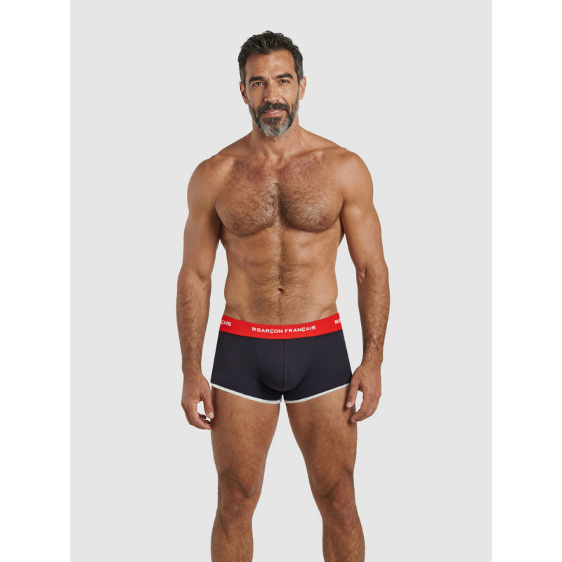 Труси боксери Garcon Francais Boxer Court12 TRI брендова французька білизна M Синій (ZIK0000031637)