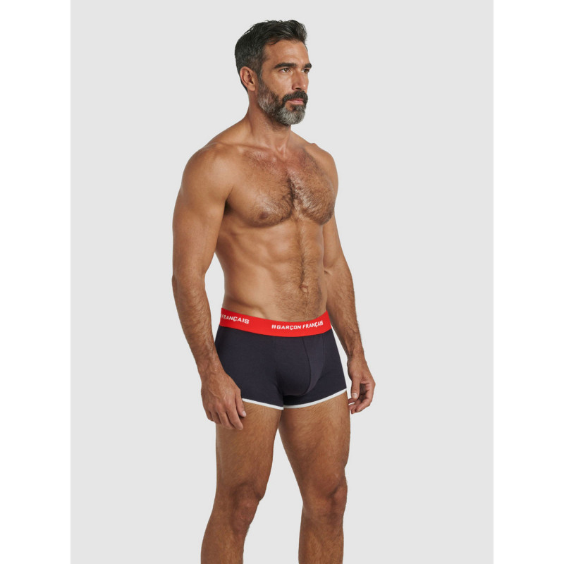 Труси боксери Garcon Francais Boxer Court12 TRI брендова французька білизна S Синій (ZIK0000031620)